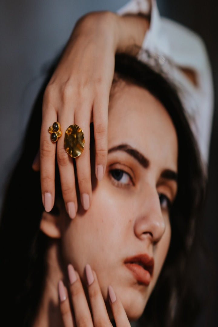Aliza Ring (Labradorite)