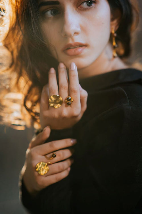 Aliza Ring (Tiger Eye)